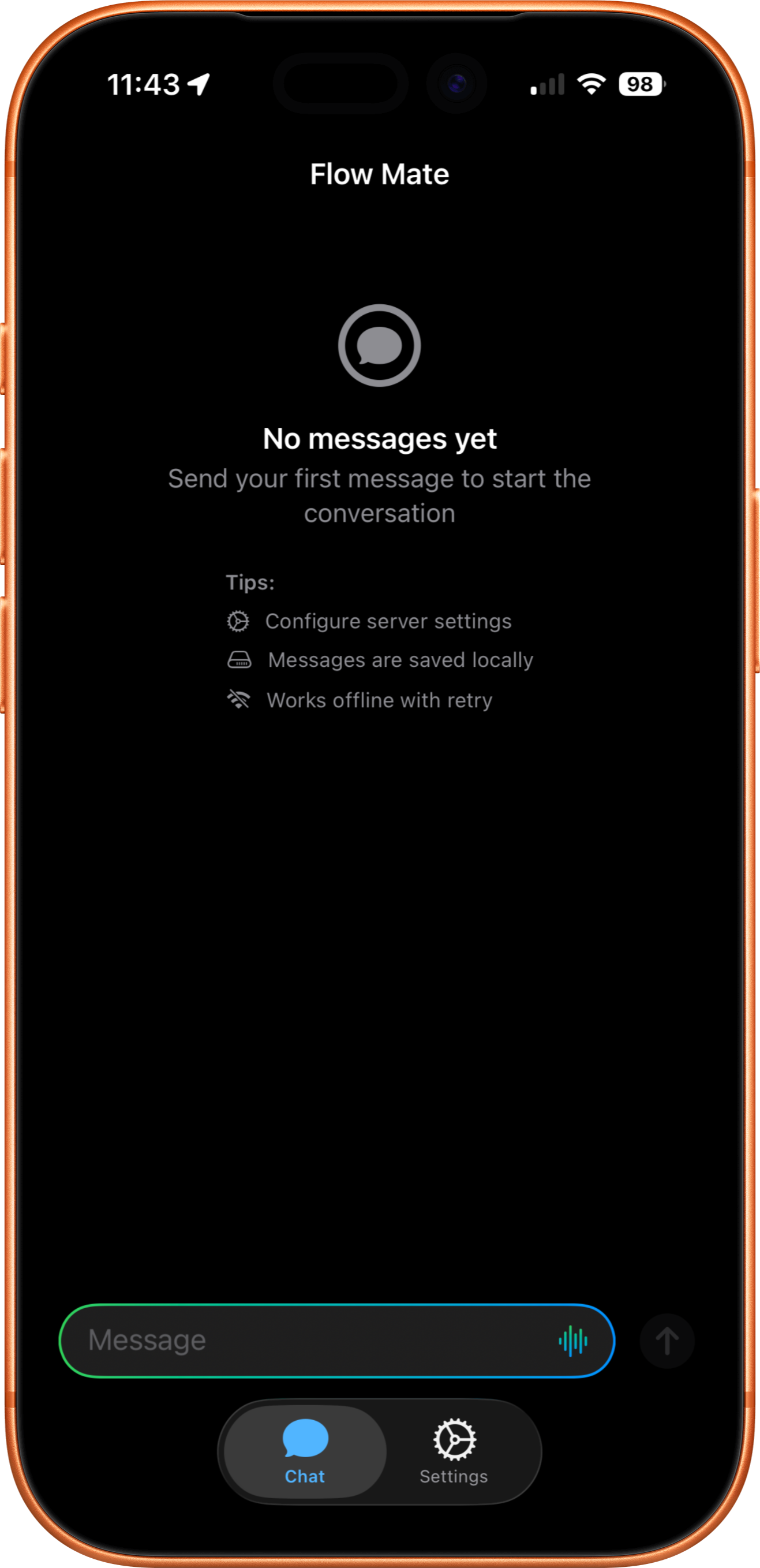 FlowMate App Preview